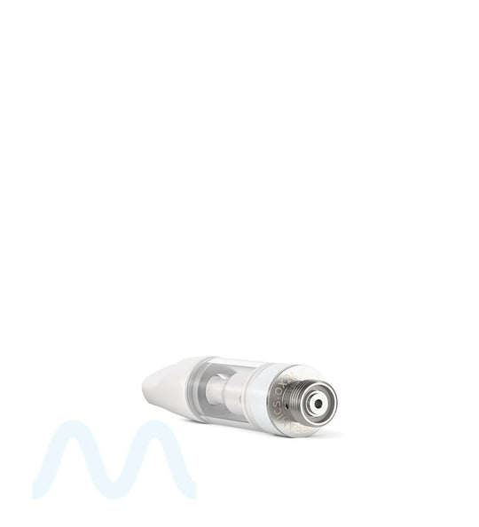 TPK | Ceramic Vape Cartridge with Flat White Ceramic Mouthpiece | 0.5mL - Press On - 100 Count - 3