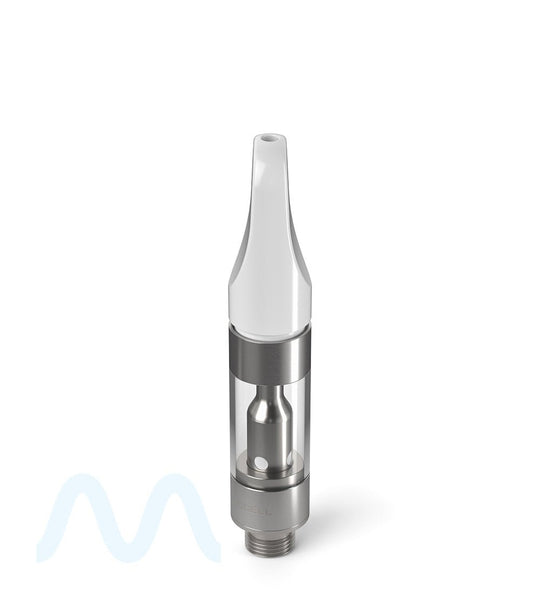 CCELL | Plastic Vape Cartridge with White Plastic Mouthpiece | 0.5mL - Press On - 100 Count - 2