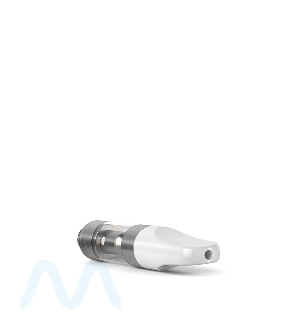 CCELL | Plastic Vape Cartridge with White Plastic Mouthpiece | 0.5mL - Press On - 100 Count - 4