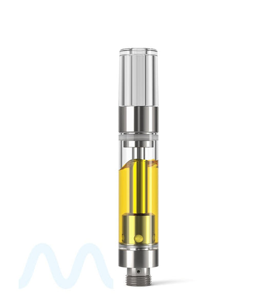 RAE | Ceramic Core Glass Vape Cartridge with Round Clear Plastic Mouthpiece | 1mL - Press On - 1600 Count - 8