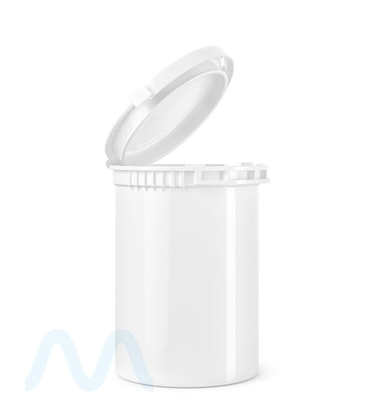 Child Resistant & Tamper Evident | Opaque White Pop Top Bottles | 30dr - 7g - 168 Count - 1