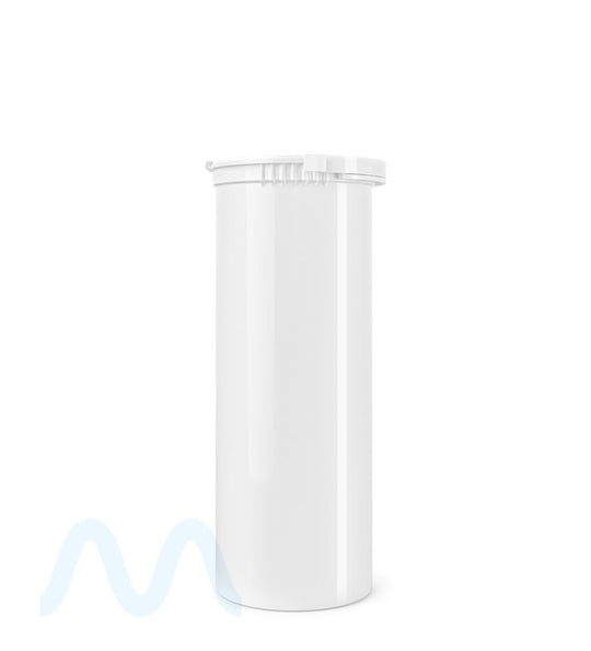 Child Resistant & Tamper Evident | Opaque White Pop Top Bottles | 60dr - 14g - 102 Count - 2