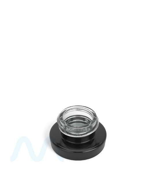 Black Glass Concentrate Containers / Silver Interior | 28mm - 5mL - 480 Count