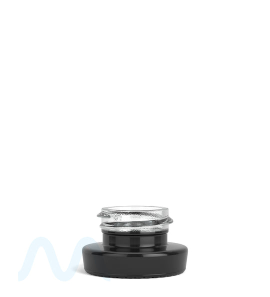 Black Glass Concentrate Containers / Silver Interior | 28mm - 5mL - 480 Count