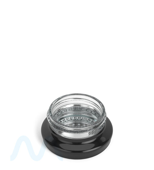 Black Glass Concentrate Containers / Silver Interior | 38mm - 9mL - 240 Count