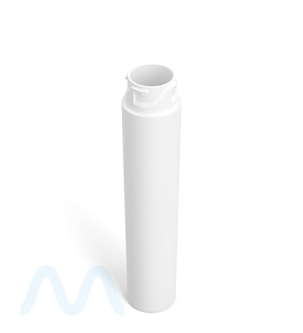 Child Resistant | Push Down & Turn Vape Cartridge Tube | 72mm - White Plastic - 1650 Count - 4