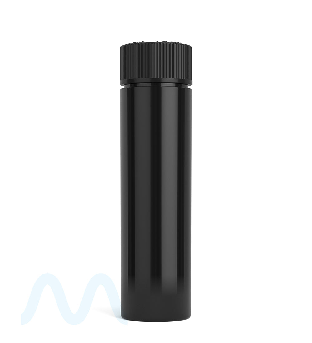 Child Resistant | Push Down & Turn Vape Cartridge Tube | 90mm - Black - 500 Count - 1