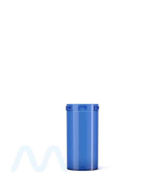 Child Resistant | Transparent Blue Veterinary Push Down & Turn Cap Vial | 13dr - 310 Count - 4