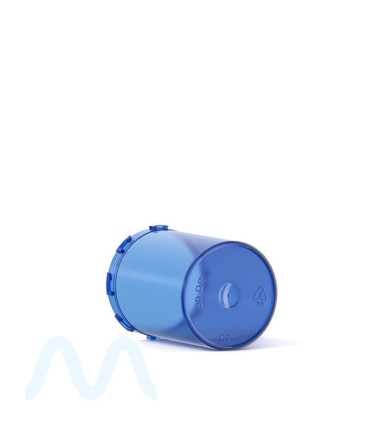 Child Resistant | Transparent Blue Veterinary Push Down & Turn Cap Vial | 30dr - 200 Count - 8