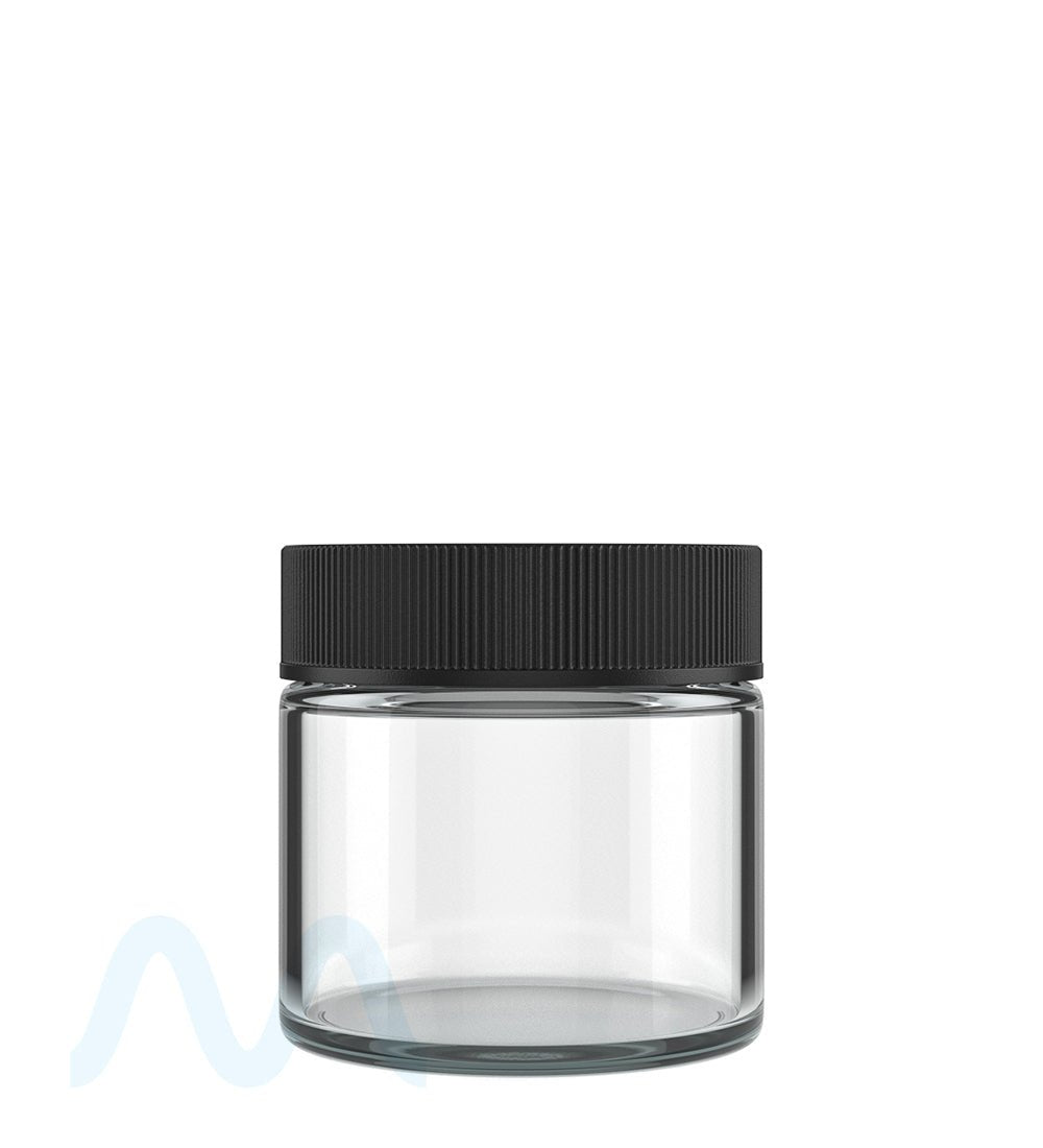 Straight Sided Clear Glass Jars | 53mm - 3oz - 144 Count - 5