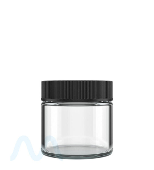 Straight Sided Clear Glass Jars | 53mm - 3oz - 144 Count - 5