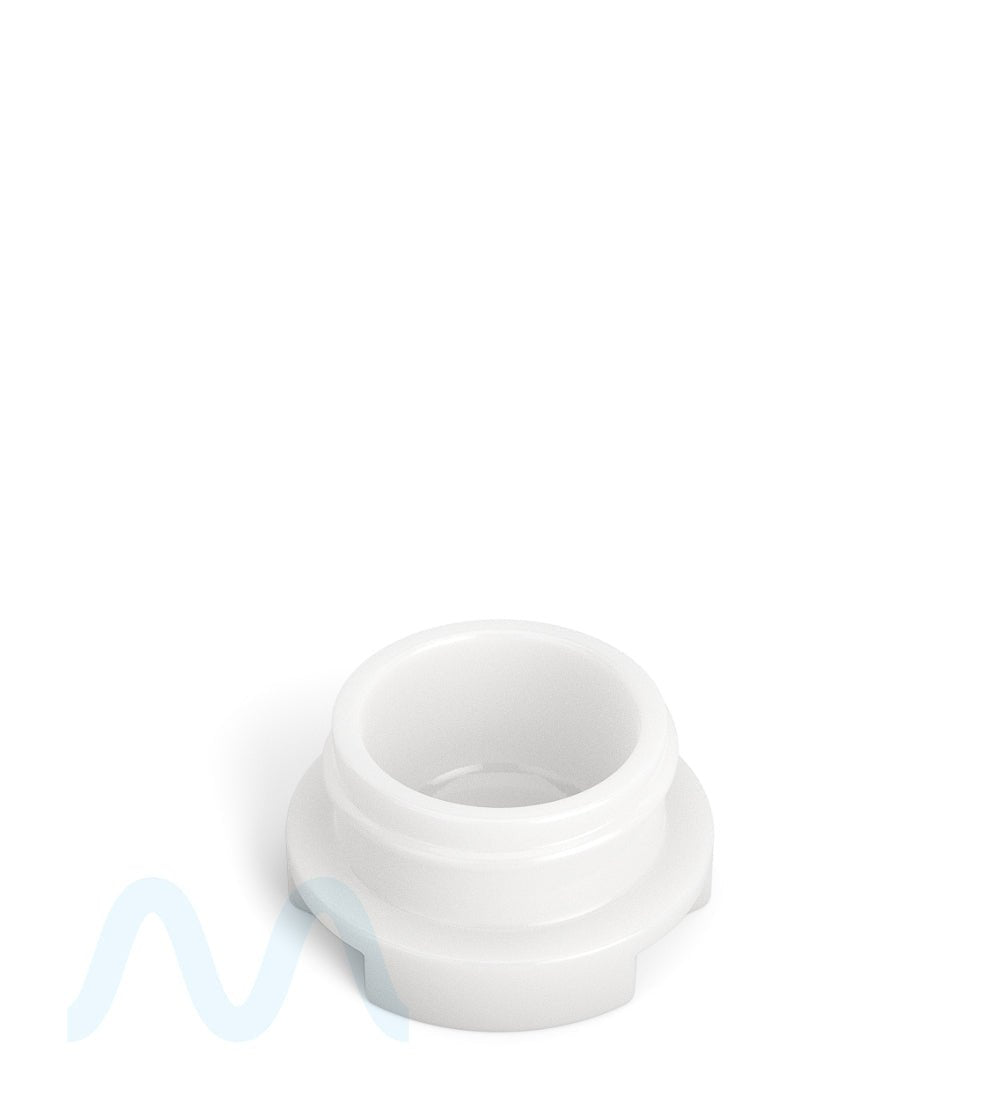 GROW PACK SUPPLY | Child Resistant White Glass GPS Easy - Grip Concentrate Containers w/ Matte White Cap | 28mm - 9mL - 320 Count - 2