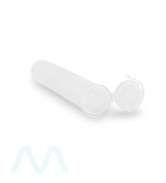 Child Resistant & Tamper Evident | Pop Top Plastic Pre-Roll Tubes | 116mm - Clear - 1000 Count - 4