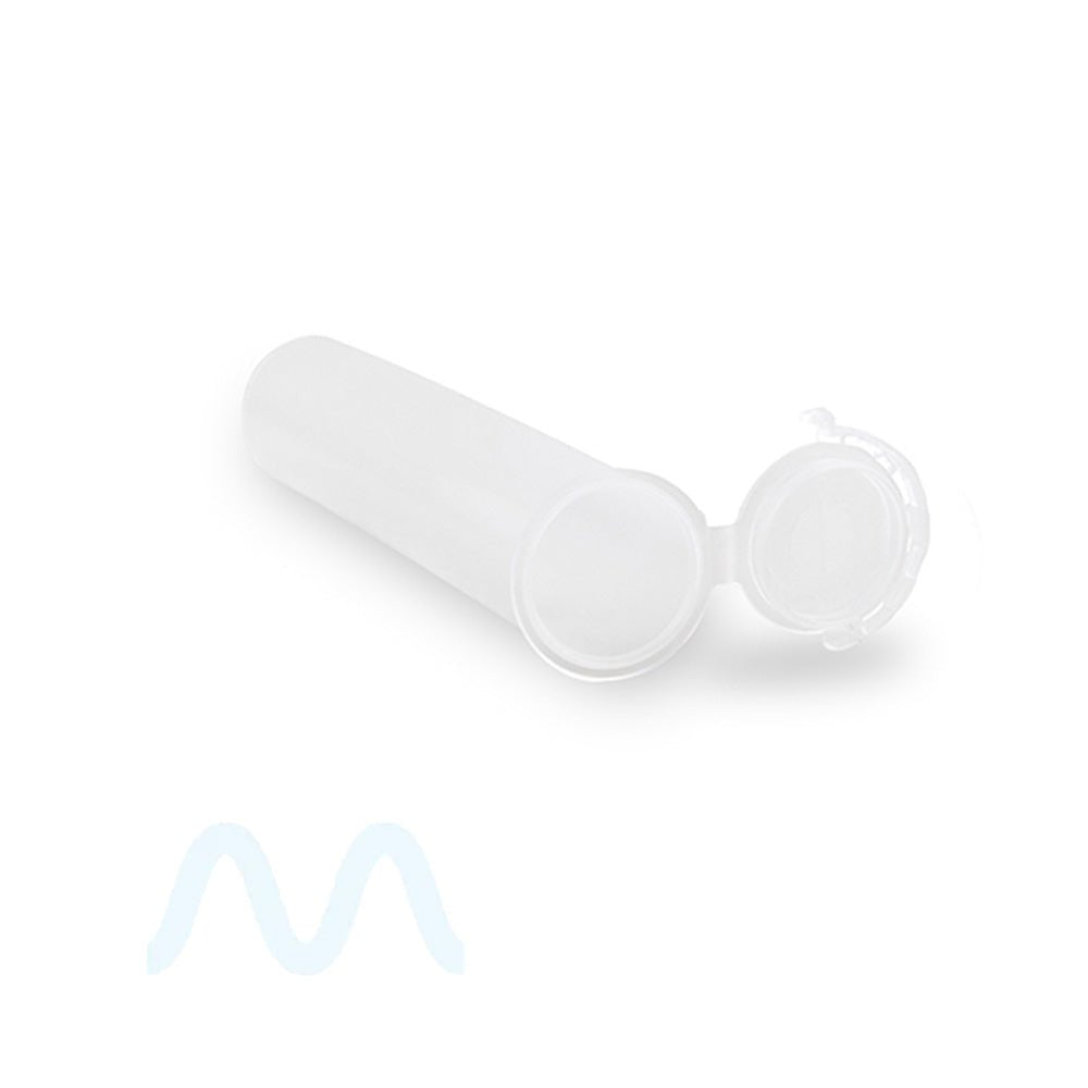 Child Resistant & Tamper Evident | Pop Top Plastic Pre-Roll Tubes | 98mm - Clear - 1000 Count - 4