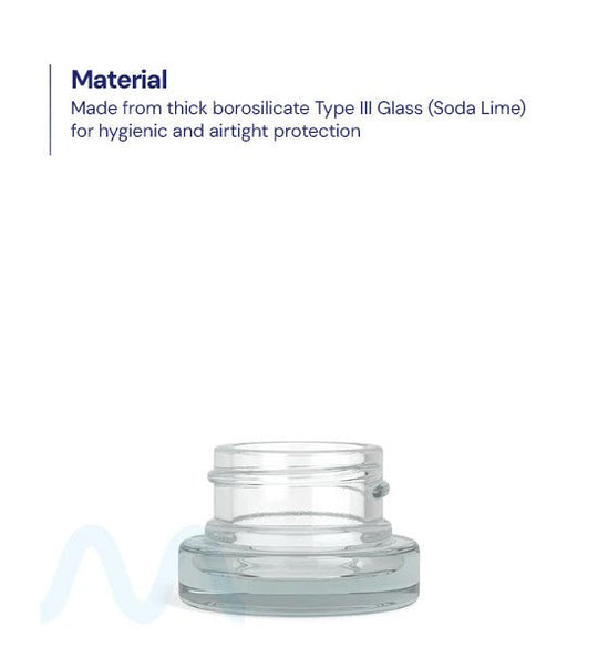 Clear Glass Concentrate Containers | 28mm - 5mL - 504 Count - 1