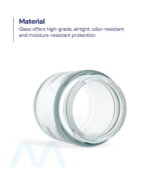 Straight Sided Clear Glass Jars | 53mm - 3.75oz - 32 Count - 2