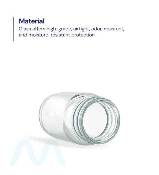 Wide Mouth Straight Sided Clear Glass Jars for Pre - Rolls | 38mm - 2oz - 160 Count - 3