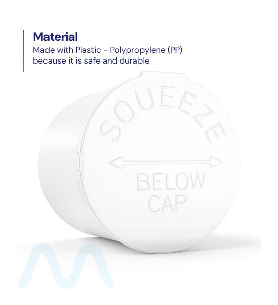 Child Resistant | Opaque White Pop Top Bottles | 90dr - 28g - 60 Count - 2