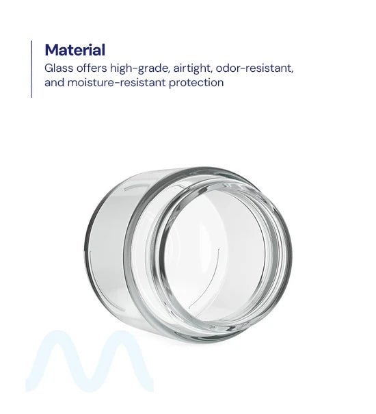 Straight Sided Clear Glass Jars | 53mm - 3oz - 144 Count - 2