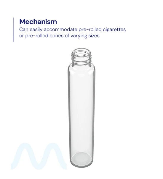 Glass Pre - Roll Tubes | 18mm - 115mm - 400 Count - 2