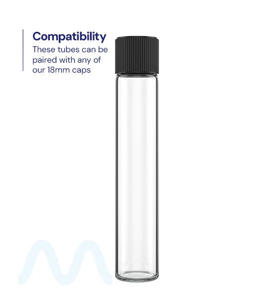 Glass Pre - Roll Tubes | 18mm - 115mm - 400 Count - 3