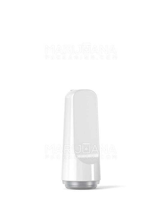 RAE | Flat Vape Mouthpiece for Arbor Press Plastic Cartridges | White Plastic - Arbor Press - 100 Count