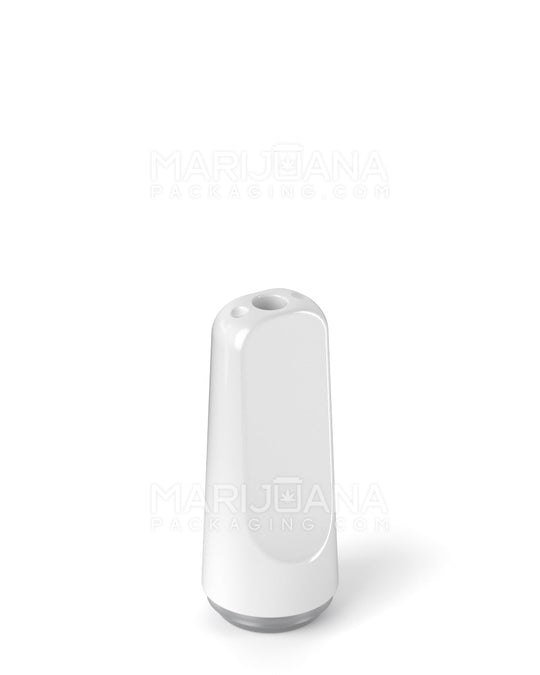 RAE | Flat Vape Mouthpiece for Arbor Press Plastic Cartridges | White Plastic - Arbor Press - 100 Count