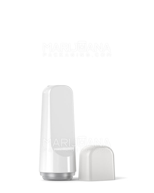 RAE | Flat Vape Mouthpiece for Arbor Press Plastic Cartridges | White Plastic - Arbor Press - 100 Count