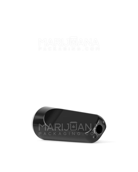 RAE | Flat Vape Mouthpiece for Screw On Plastic Cartridges | Black Plastic - Screw On - 100 Count