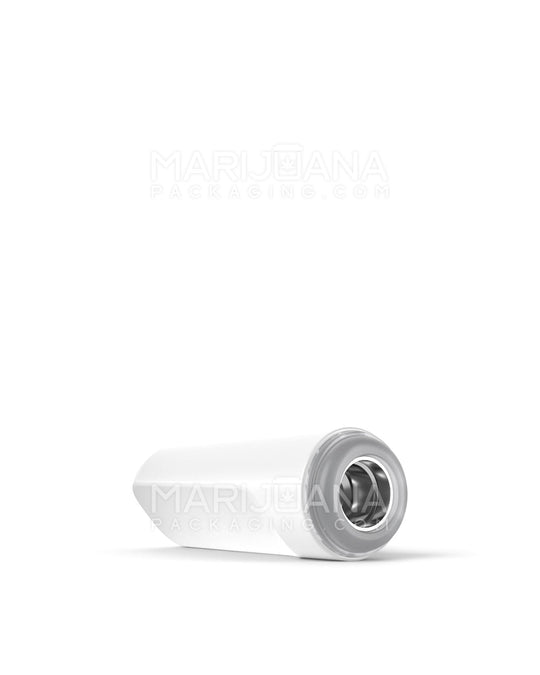 RAE | Flat Vape Mouthpiece for Screw On Plastic Cartridges | White Plastic - Screw On - 100 Count