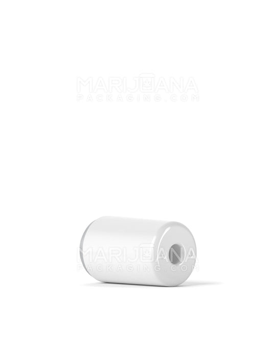 RAE | Round Vape Mouthpiece for Screw On Plastic Cartridges | White Plastic - Screw On - 100 Count