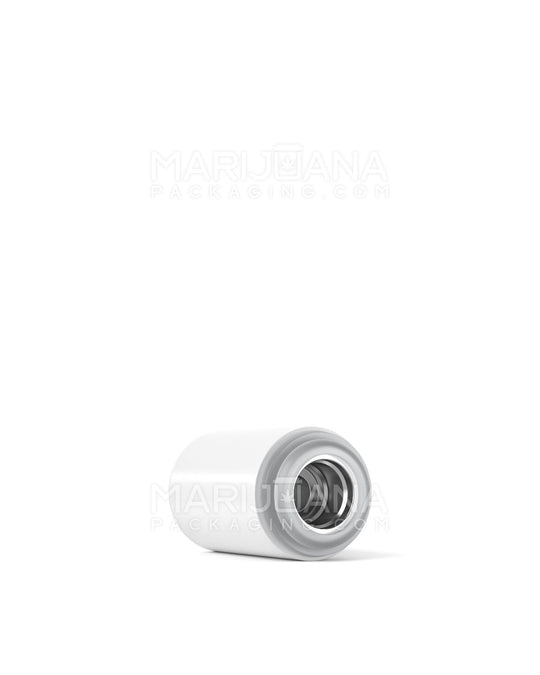 RAE | Round Vape Mouthpiece for Screw On Plastic Cartridges | White Plastic - Screw On - 100 Count