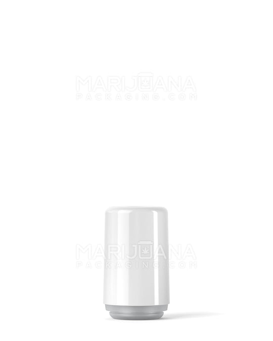 RAE | Round Vape Mouthpiece for Screw On Ceramic Cartridges | White Ceramic - Screw On - 100 Count