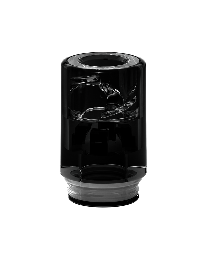 ACTIVE | Barrel Vortex Vapor Mouthpiece for EZ Click™ Cartridges | Black Plastic - EZ Click - 100 Count Image