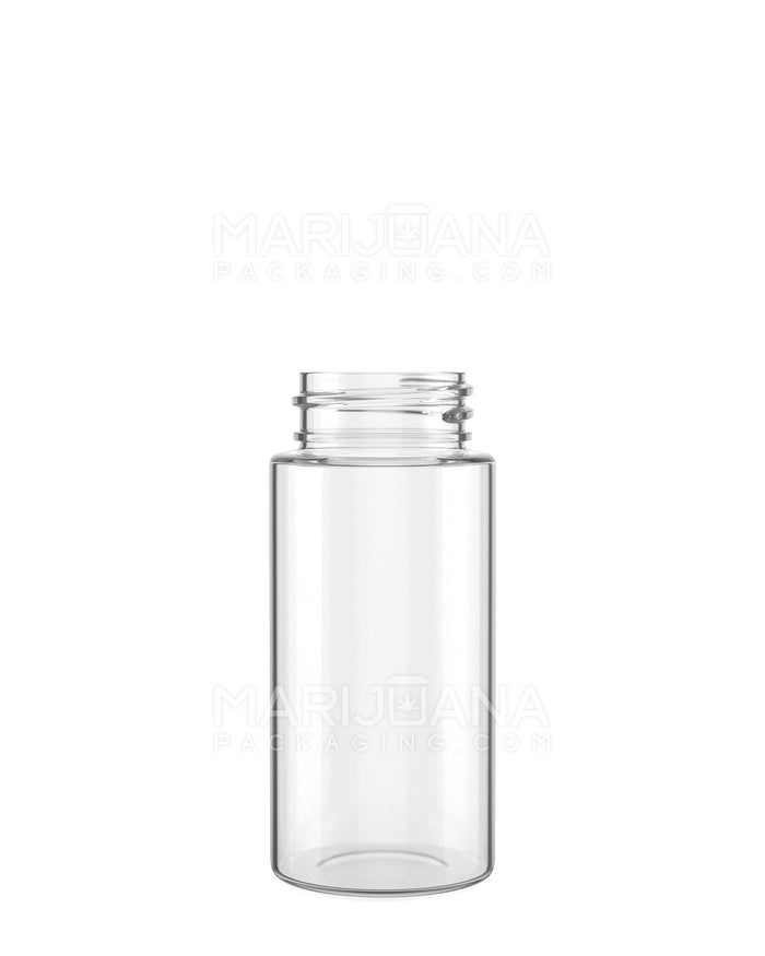 Wide Mouth Straight Sided Clear Plastic Jars for Pre-Rolls | 28mm - 2oz | Sample Image