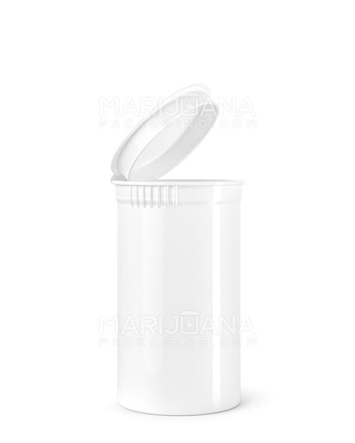 Child Resistant | Opaque White Pop Top PCR Bottles | 19dr - 3.5g - 225 Count Image