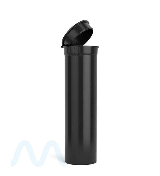 Child Resistant Pop Top Opaque Plastic Pre - Roll TriTubes | 88mm - Black | Sample - 1