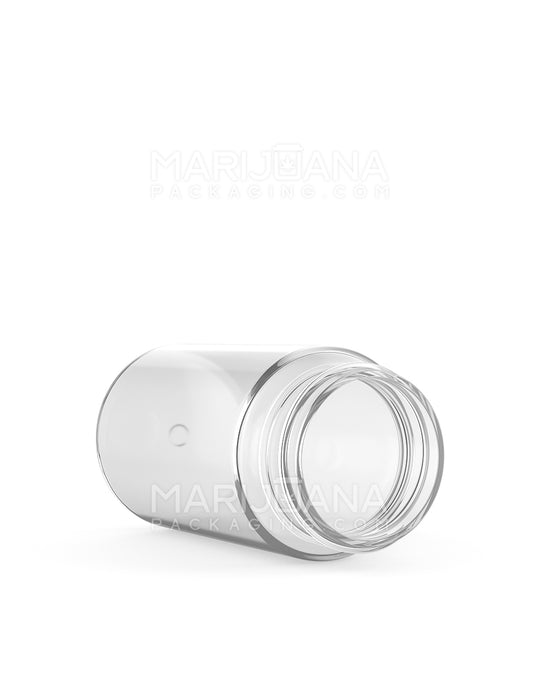 Wide Mouth Straight Sided Clear Plastic Jars for Pre-Rolls | 38mm - 2oz - 180 Count