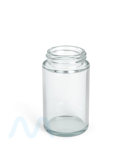 Wide Mouth Straight Sided Clear Glass Jars for Pre - Rolls | 38mm - 2oz | Sample - 1