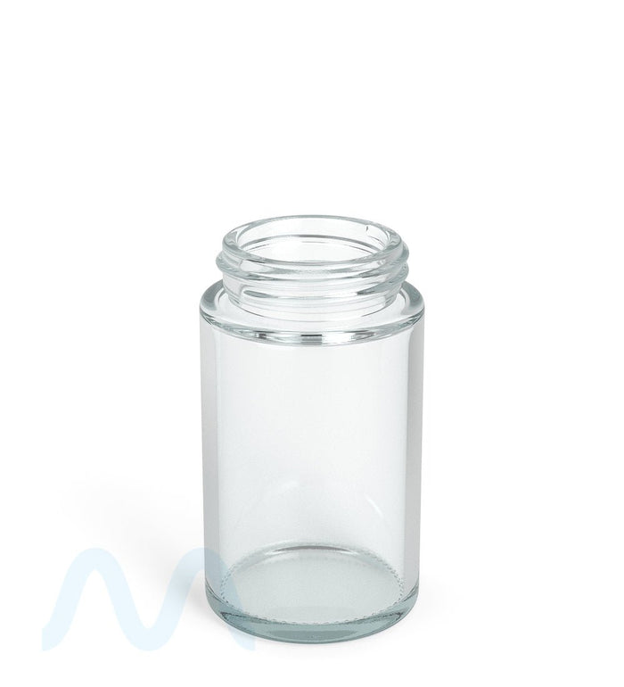 Wide Mouth Straight Sided Clear Glass Jars for Pre-Rolls | 38mm - 2oz | Sample Image
