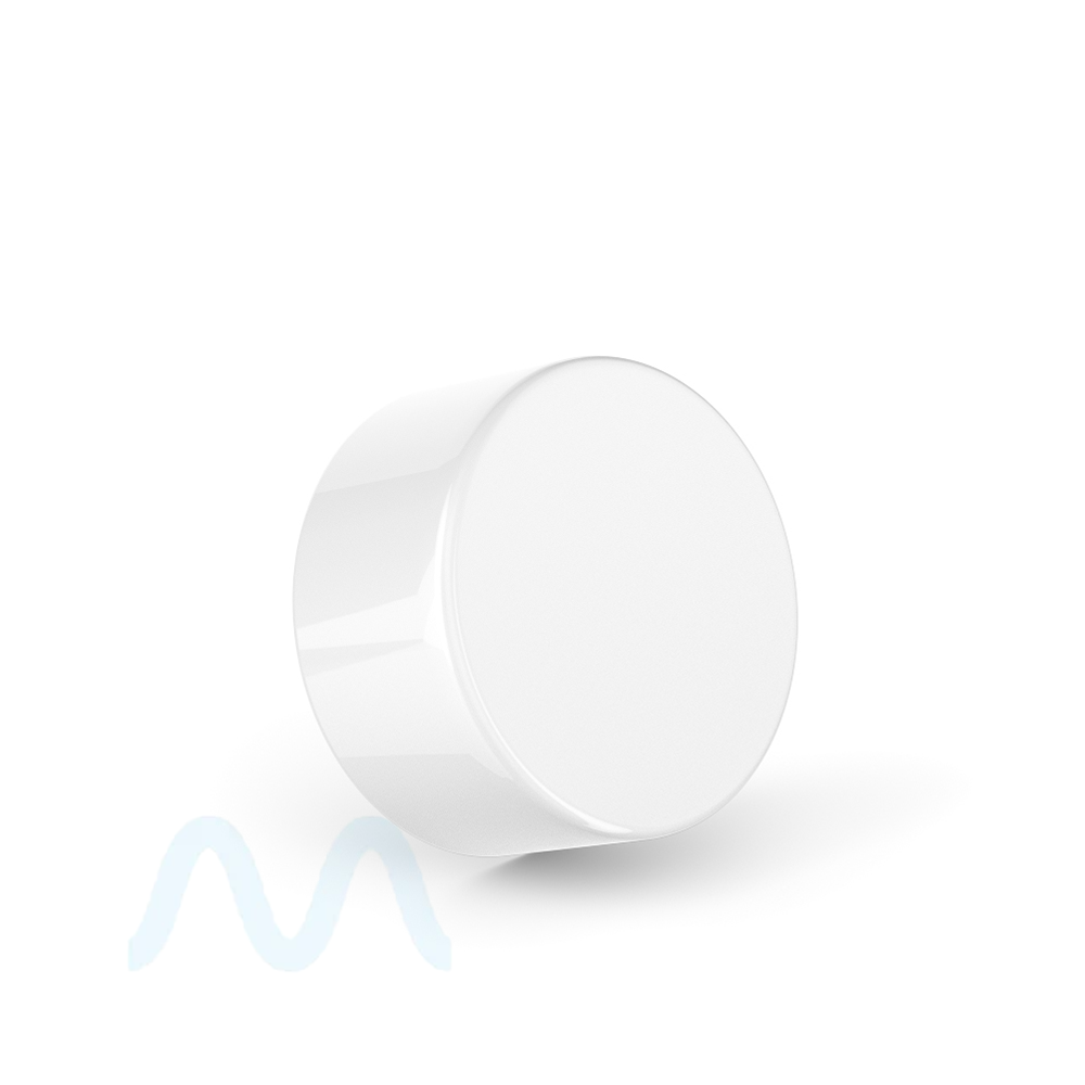 EBCRC528WG Smooth Glossy Whit Cap for Concentrate Jar