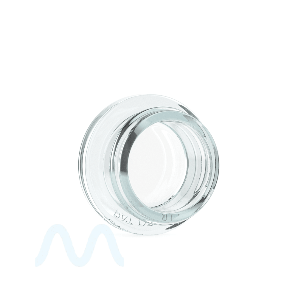 Clear Thick Wall Glass Concentrate Jar | 38mm - 9mL - 320 Count