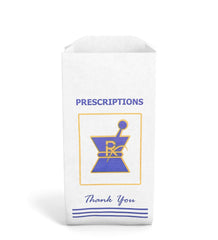 Pharmacy Prescription Bags | Medium - Kraft - 1000 Count