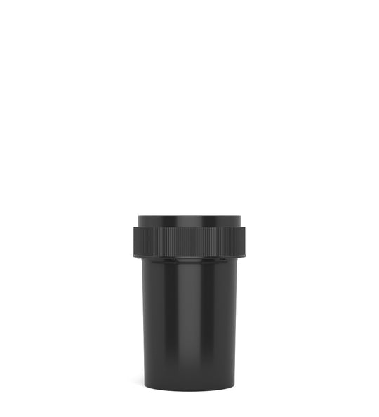 Child Resistant | Black Reversible PCR Cap Vials | 20dr - 3.5g - 240 Count - 1