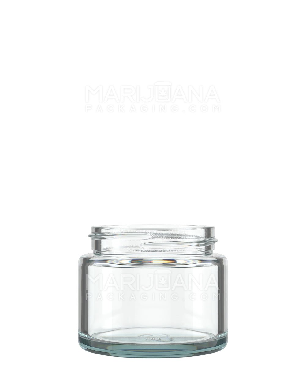 POLLEN GEAR Flush V2 Rounded Base Clear Glass Jars | 48mm - 2oz | Sample - 1