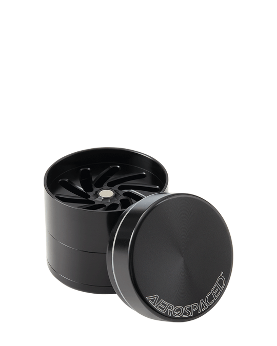 Aerospaced | Aluminum Metal Toothless Grinder | 4 Piece - 50mm - Black - 1