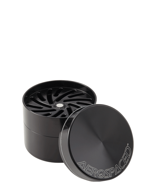 Aerospaced | Aluminum Metal Toothless Grinder | 4 Piece - 63mm - Black - 1