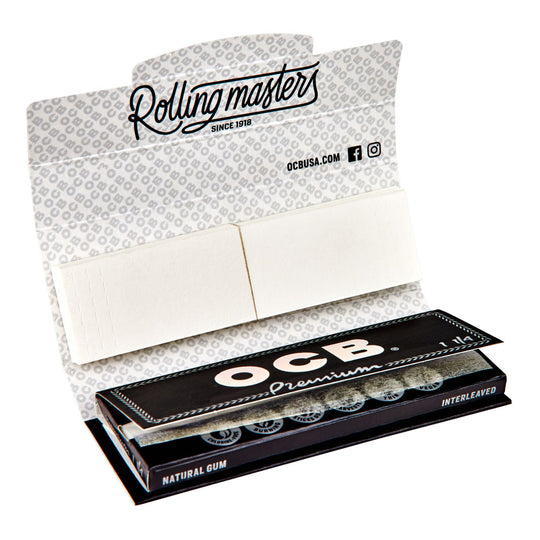 OCB | 'Retail Display' 1 1/4 Size Rolling Papers + Filter Tips | 76mm - Premium - 24 Count - 4