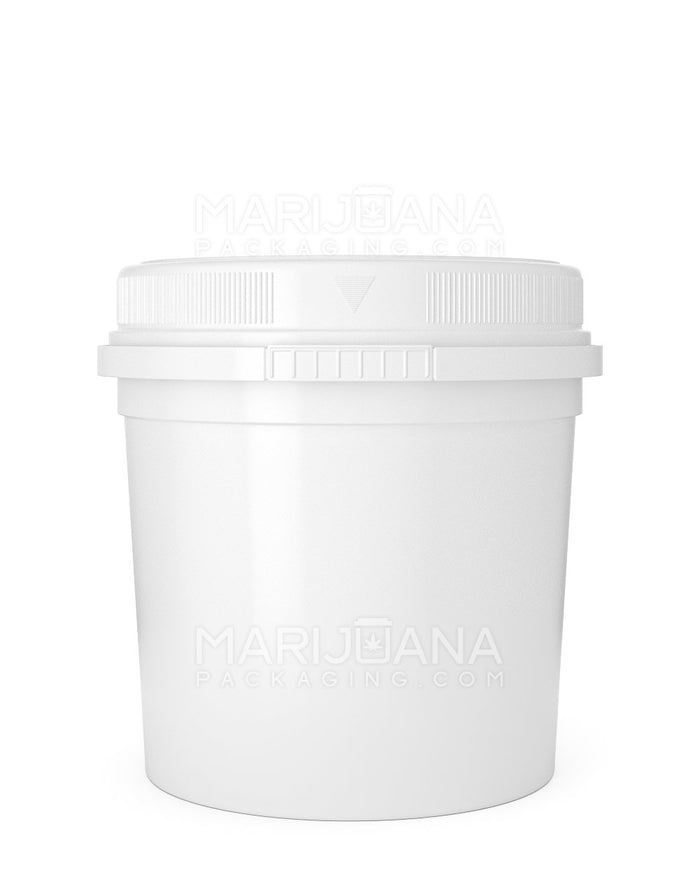 Child Resistant White Plastic Container | 12oz - 96 Dram | Sample Image