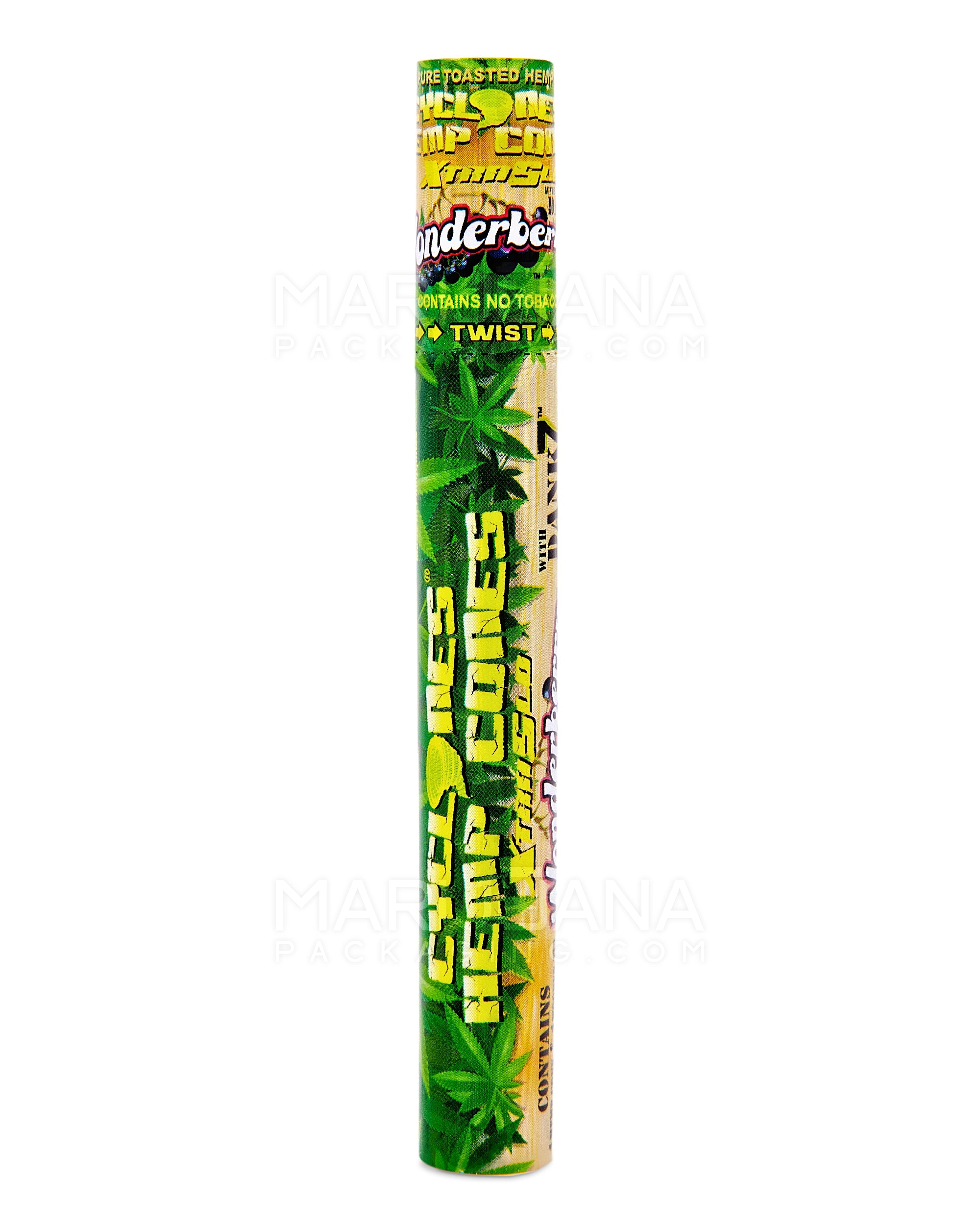 CYCLONES | 'Retail Display' Xtra Slow Burn Hemp Cones | 109mm - Wonderberry - 24 Count - 2